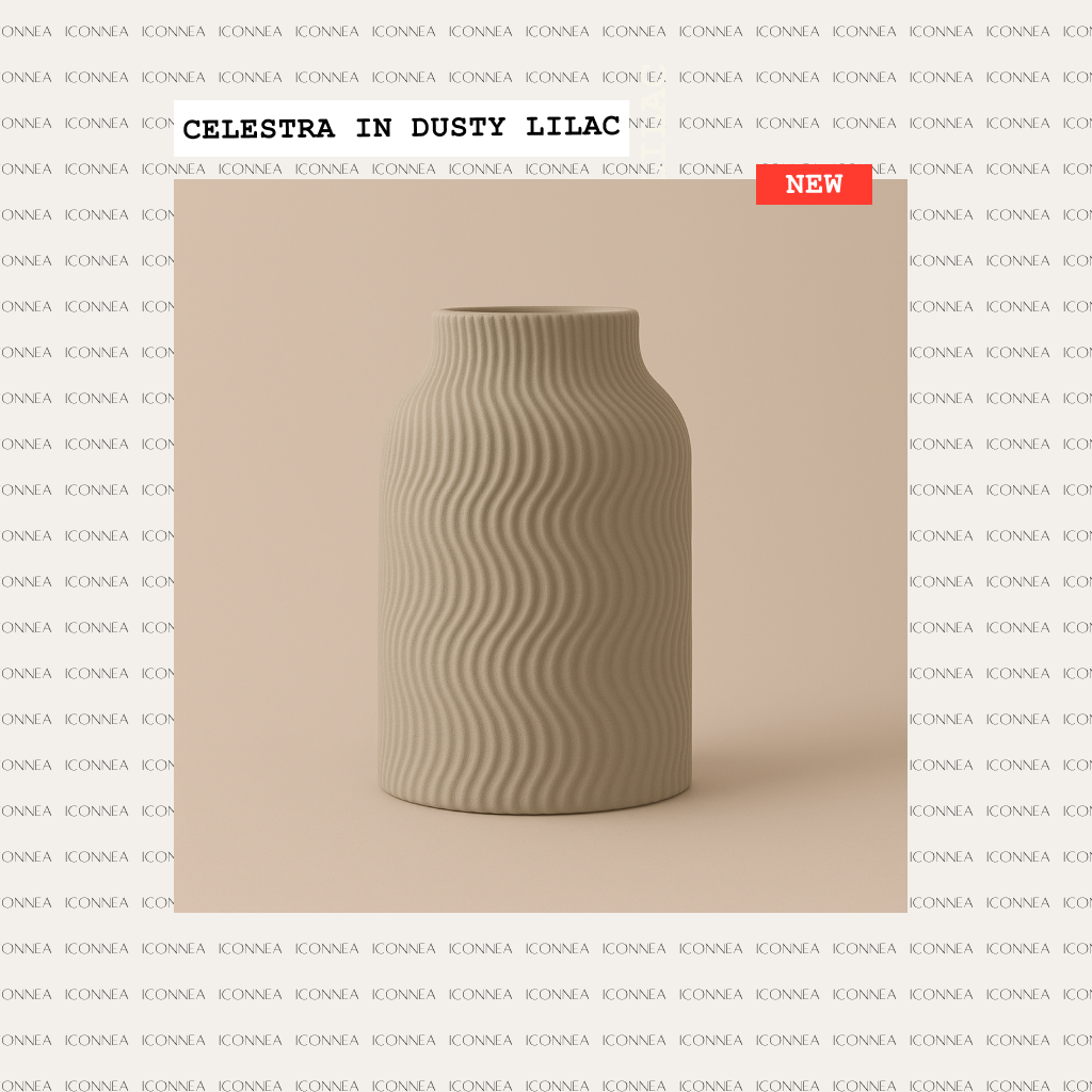 Boho-Chic Vase | Nachhaltig per 3D-Druck gefertigt