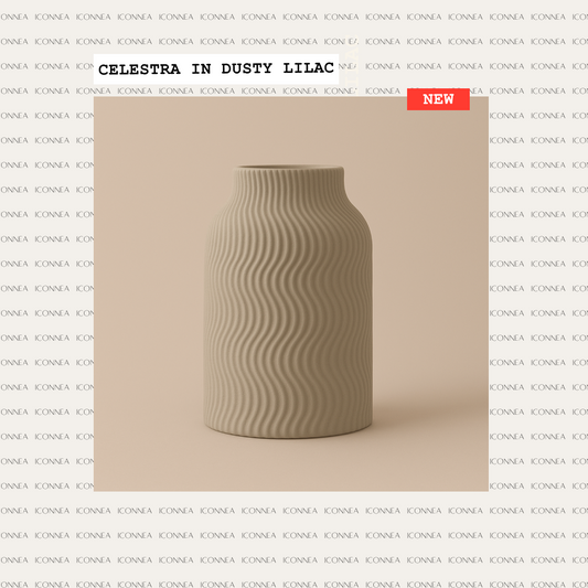 Boho-Chic Vase | Nachhaltig per 3D-Druck gefertigt