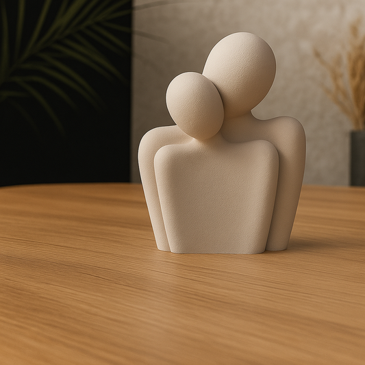 AMORIA – 3D-gedruckte Paarfigur aus PLA “Zweisamkeit”