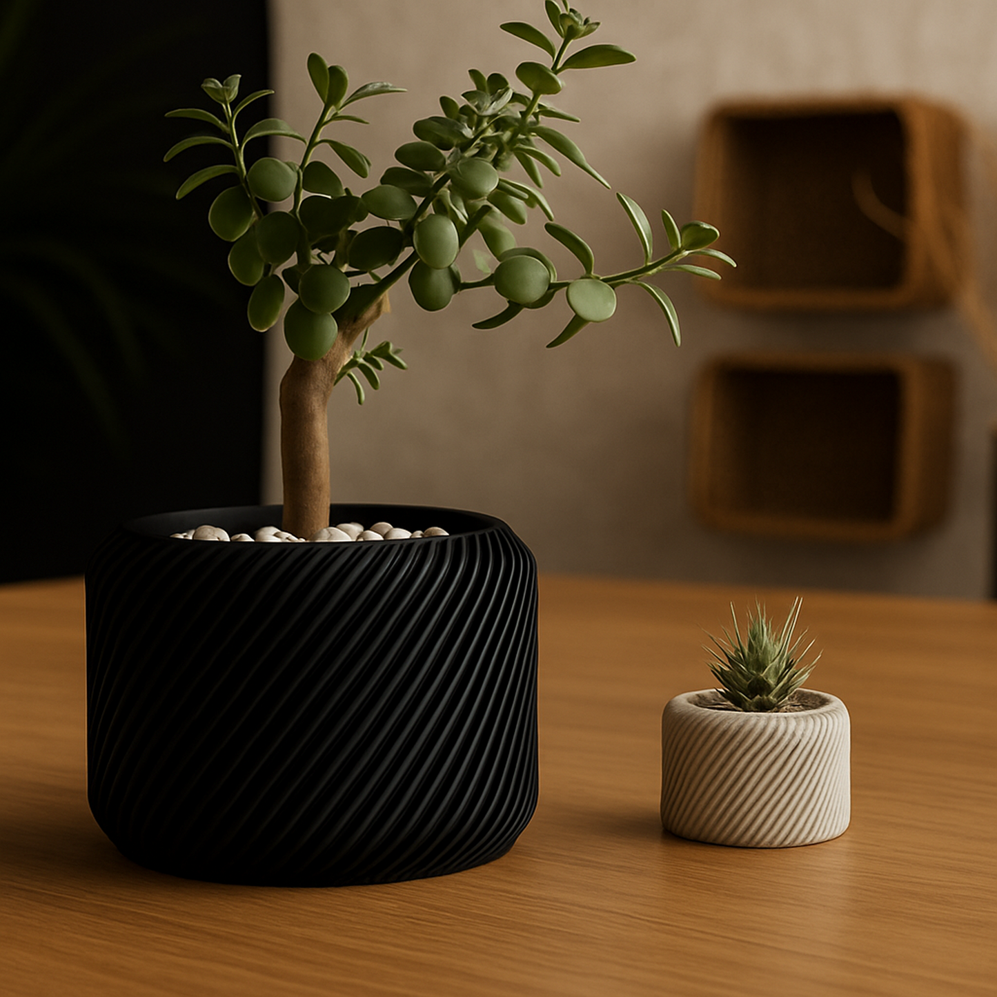 FLORÆTO – Skulpturaler 3D-gedruckter Pflanztopf aus PLA (150 mm)