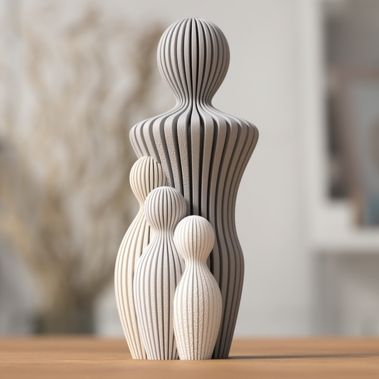 MATRELLA – Skulpturales Mutter-Kind-Ensemble aus PLA